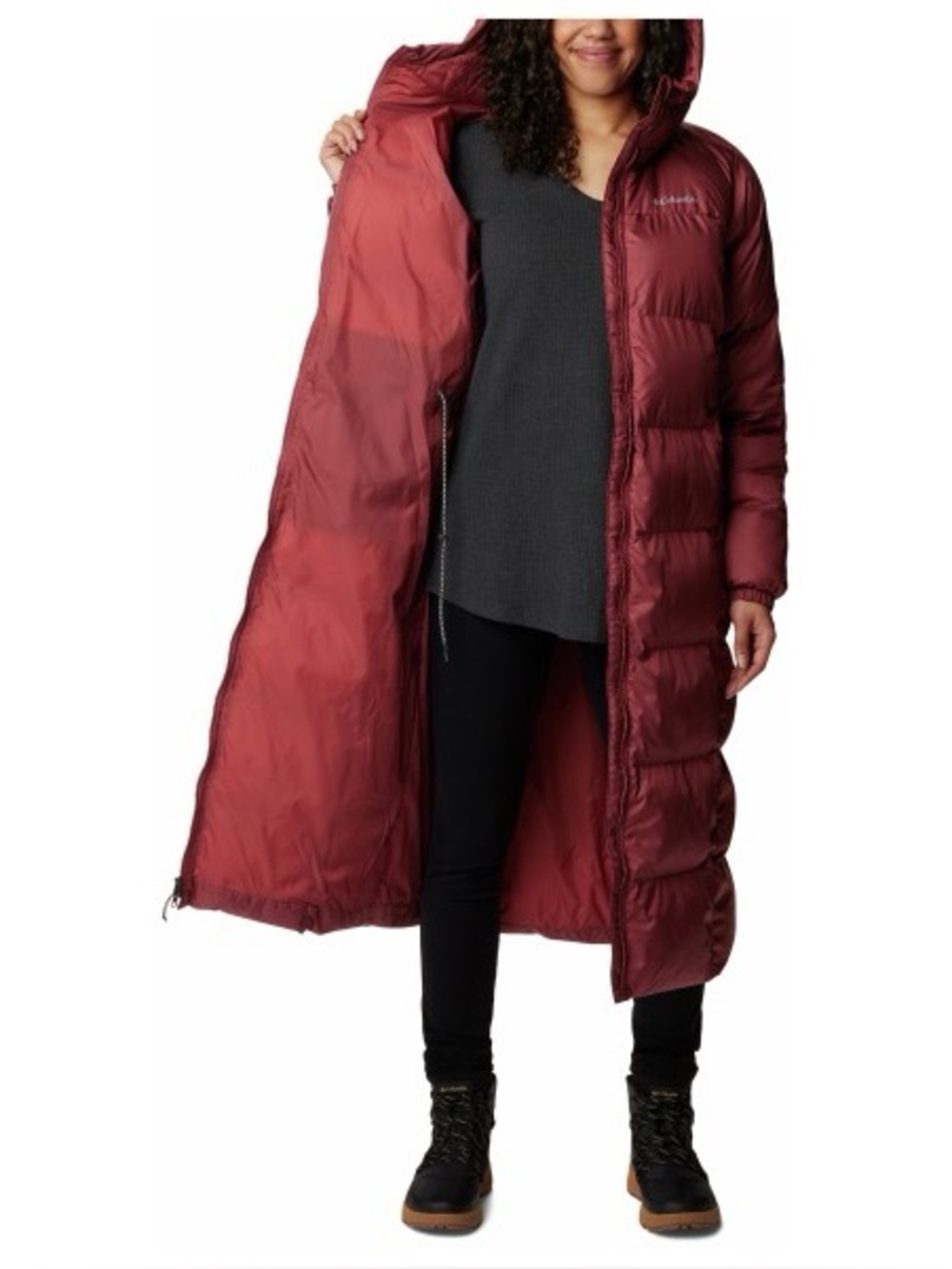 Columbia Women's Puffect II Long Winter Puffer Jacket - M - Picture 7 of 7